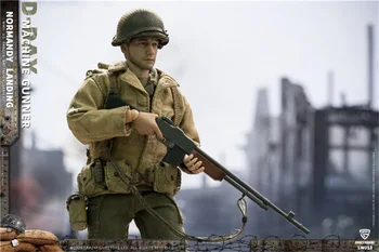 1/12 Szalona Figurka LW013 Rangers USA ii wojny światowej Grubemu D-Day Kompletny Zestaw Ruchoma Figurka Do Kolekcji Fanów w magazynie