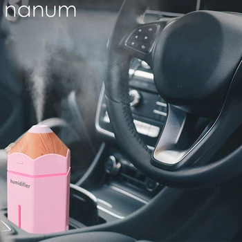 Zapach Olejku Dyfuzor Mini Ultradźwiękowy Ołówek Nawilżacz Oczyszczacz Led USB Samochodowy Odświeżacz Powietrza Mgła lub Herbaty