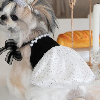 Odzież Dla Psów Sukienki Dla Psów Letnia Spódnica Dla Kotów Garnitur, Odzież, Produkty Dla Zwierząt Domowych Szczeniak Chihuahua Yorki Pudel Bichon Odzież